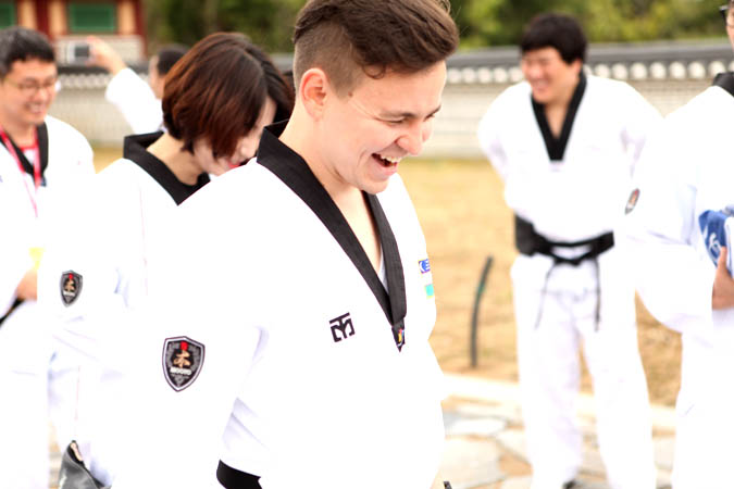 외국인 유학생 한국문화탐방단 아우르기 - 태권도