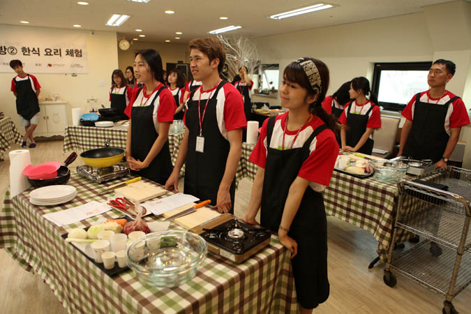 외국인 유학생 한국문화탐방단 아우르기 K-FOOD