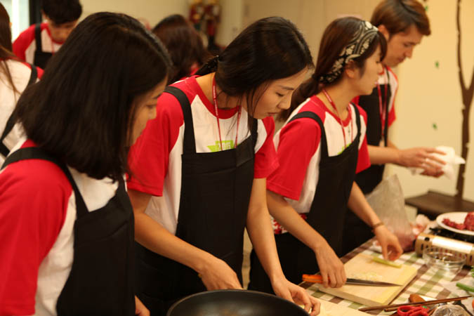 외국인 유학생 한국문화탐방단 아우르기 K-FOOD