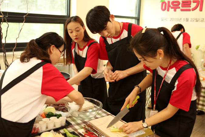 외국인 유학생 한국문화탐방단 아우르기 K-FOOD