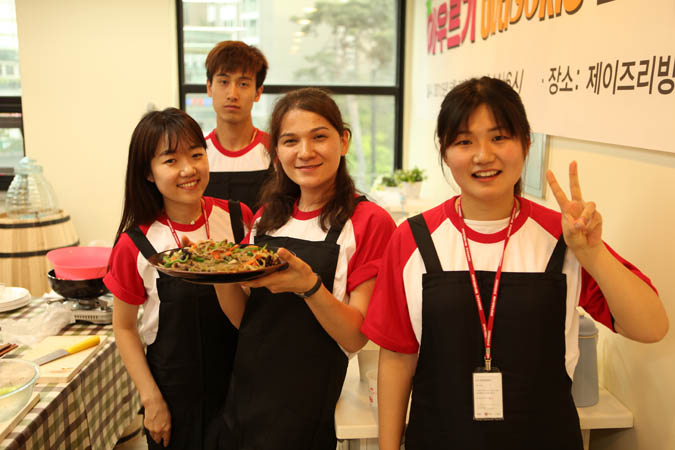 외국인 유학생 한국문화탐방단 아우르기 K-FOOD